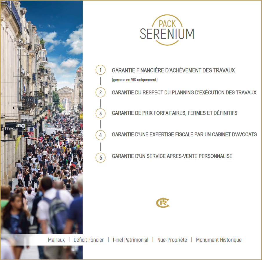 Le Pack Serenium du Groupe CIR : les 5 garanties pour un investissement serein