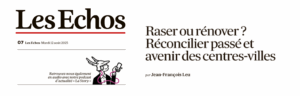 revue de presse CIR - Les Echos - tribune de Jean-François Leu, Directeur Général du Groupe CIR