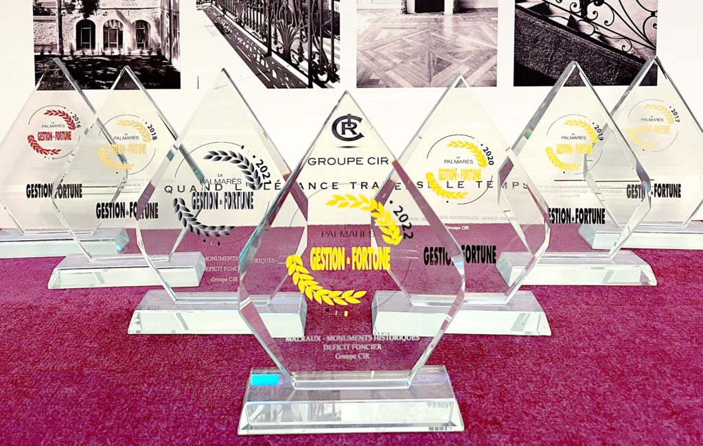 Le Groupe CIR a été récompensé dans la Catégorie « Concepteurs de solutions immobilières: Malraux, Monuments Historiques et Déficit Foncier »...