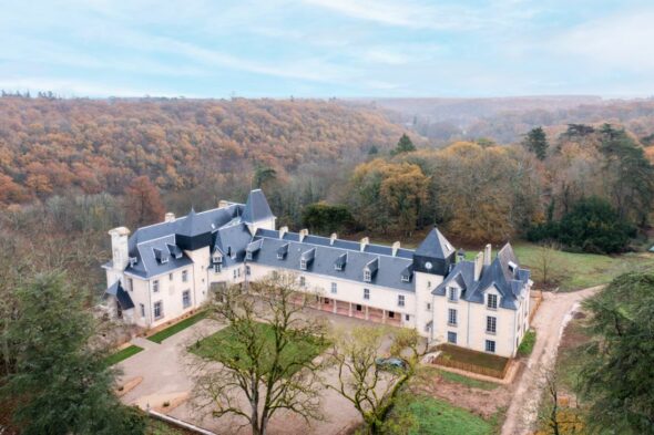 Le Château de la Mothe, édifice médiéval restauré par le Groupe CIR à proximité de Poitiers