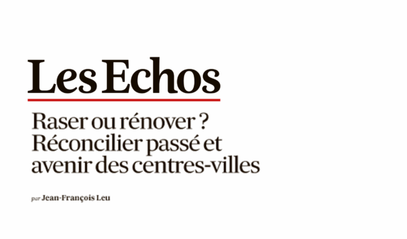revue de presse CIR - Les Echos - tribune de Jean-François Leu, Directeur Général du Groupe CIR
